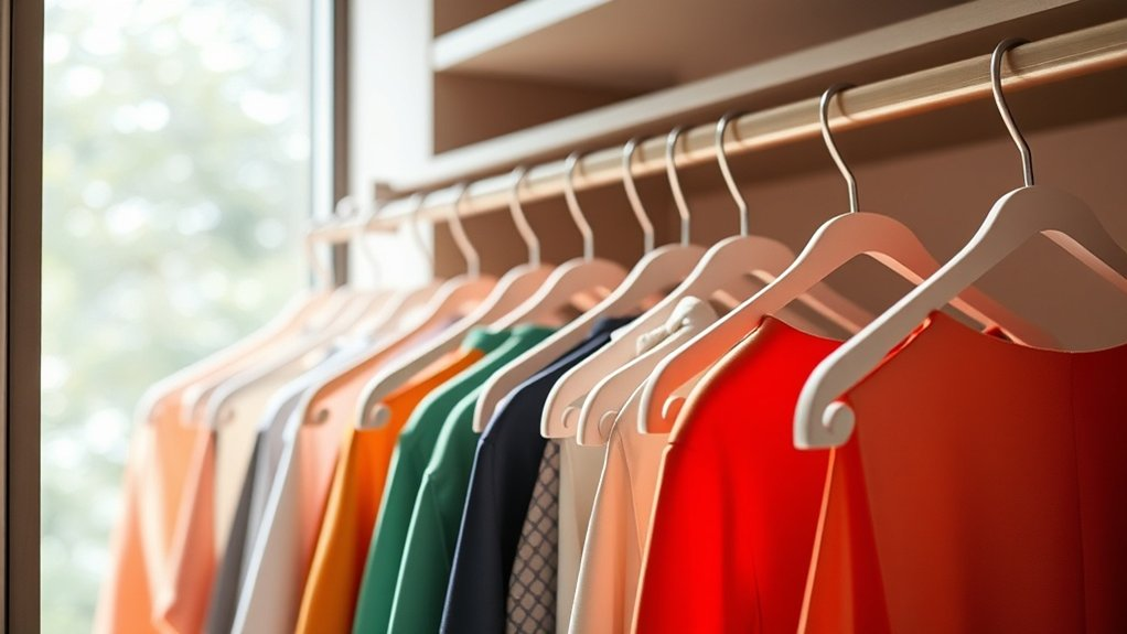 ventilated space saving hangers
