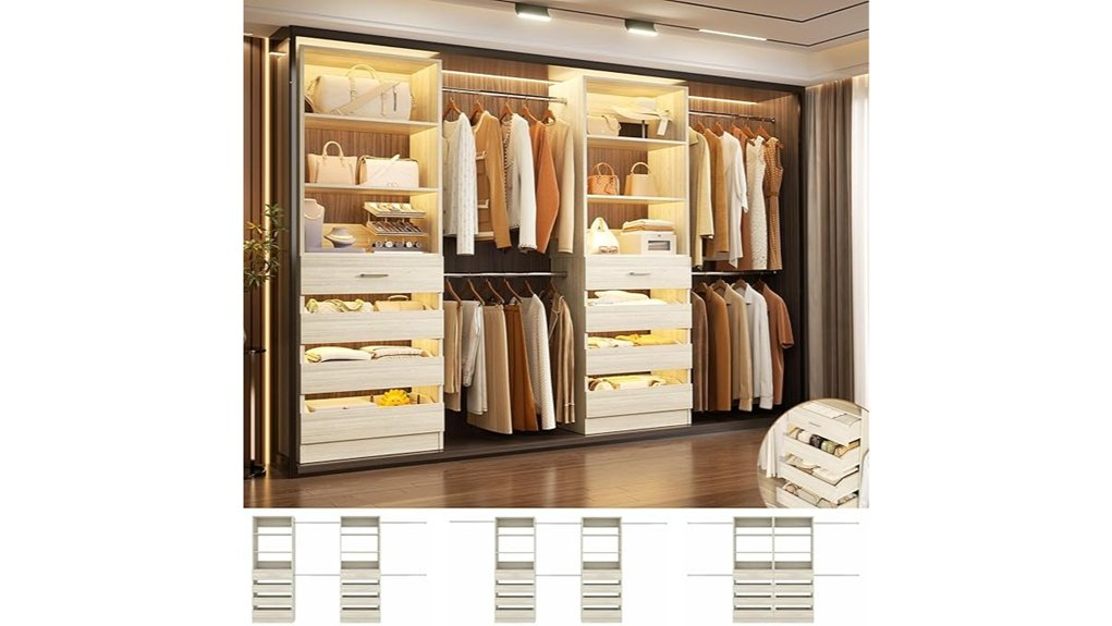 versatile closet organization solution