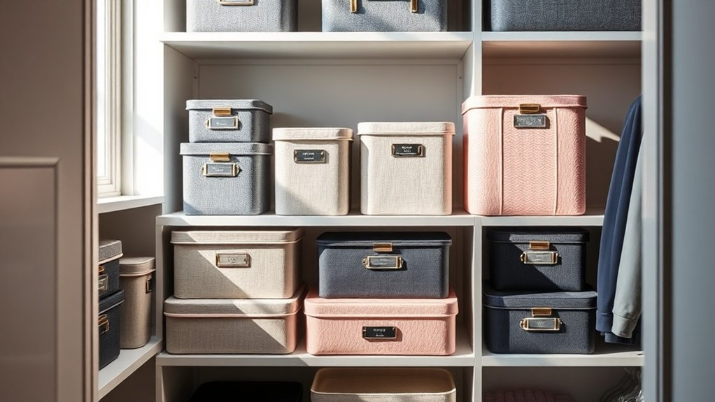 versatile closet storage options