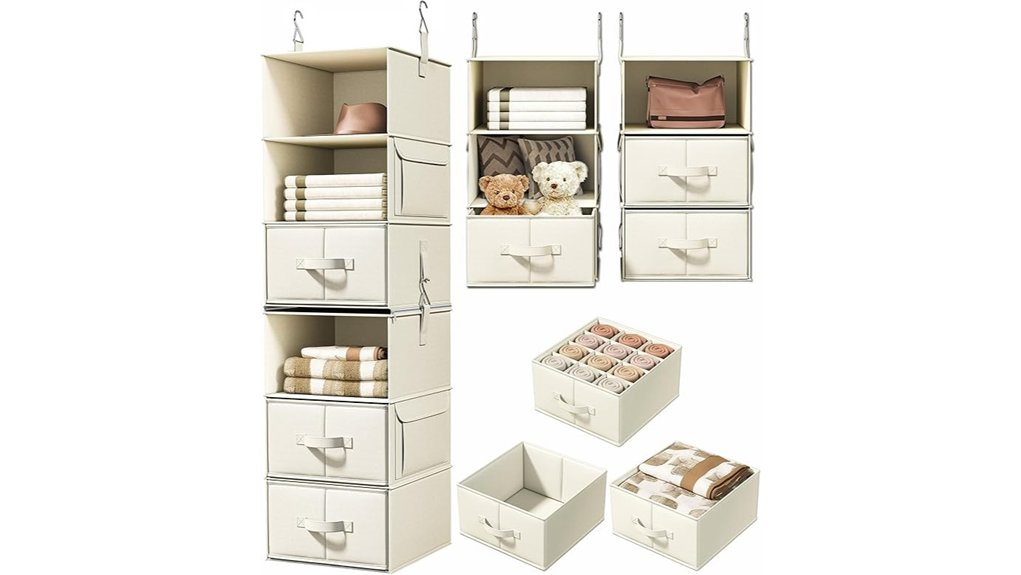 versatile closet storage solution