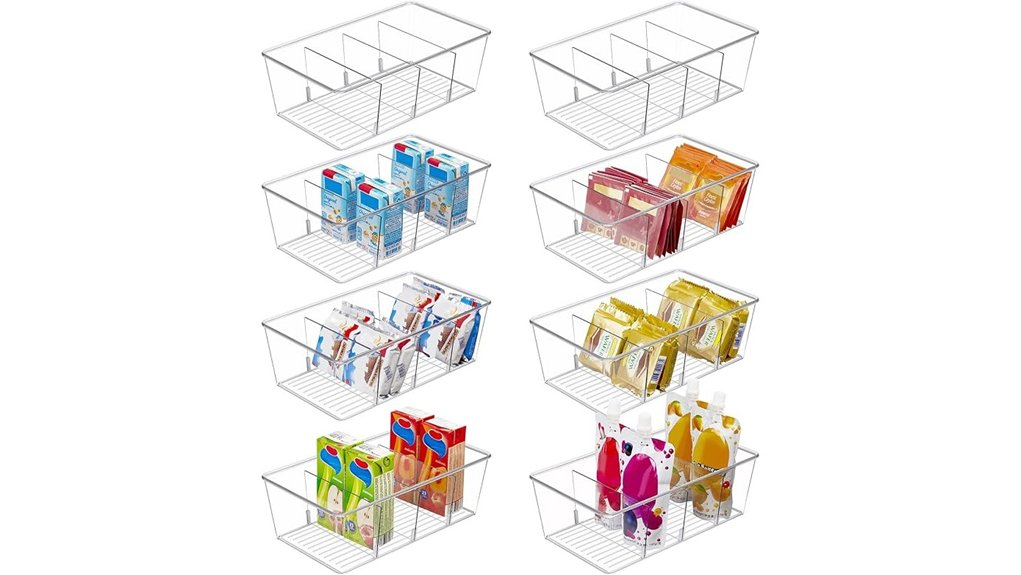 versatile food storage bins