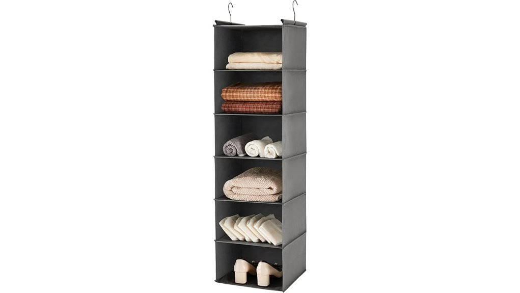 versatile six tier organizer
