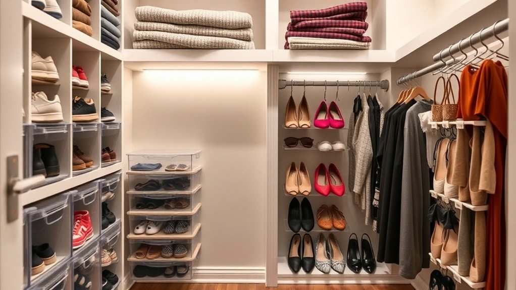 vertical shoe storage solutions