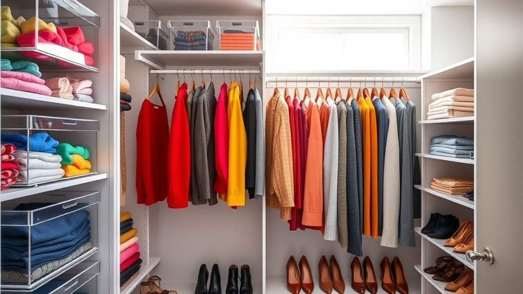 visible closet organization solutions