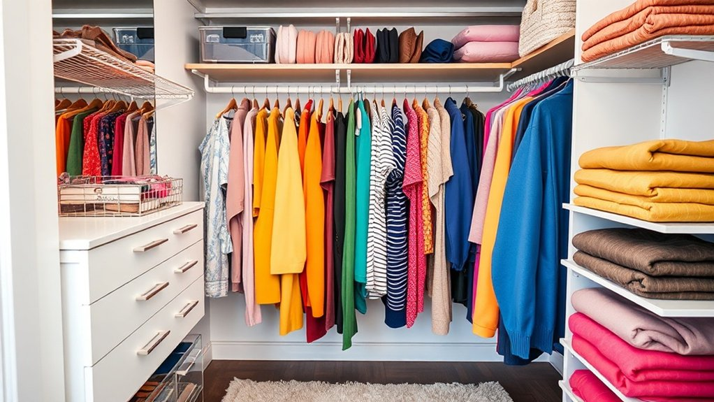 visible closet organization tips