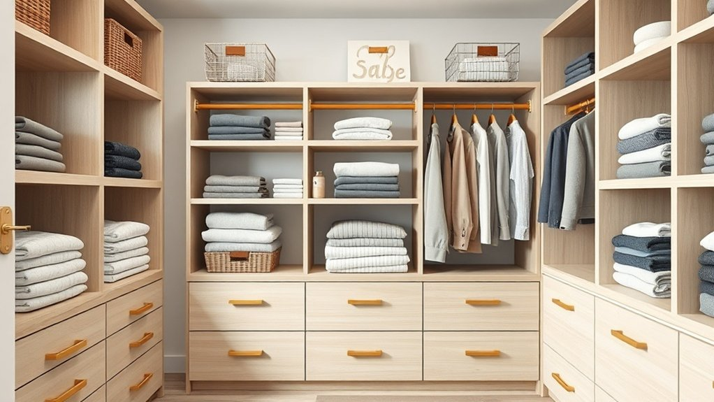 visible folded essentials organization