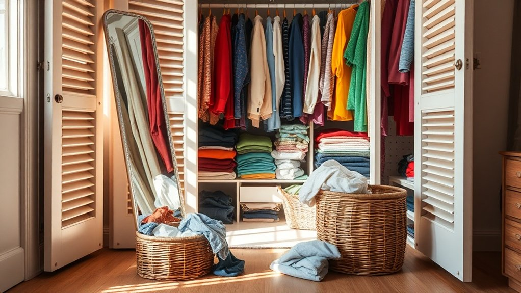 wardrobe assessment for decluttering