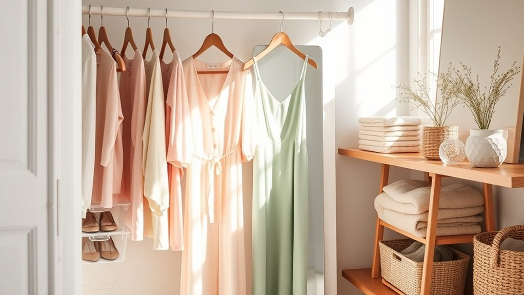 wardrobe vision and organization