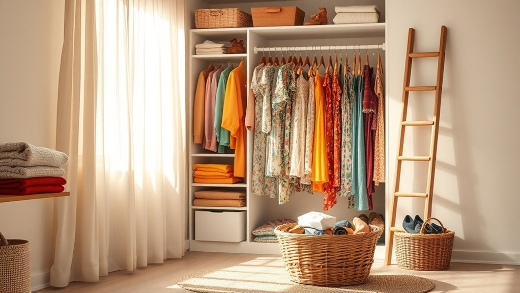 weekend closet makeover project