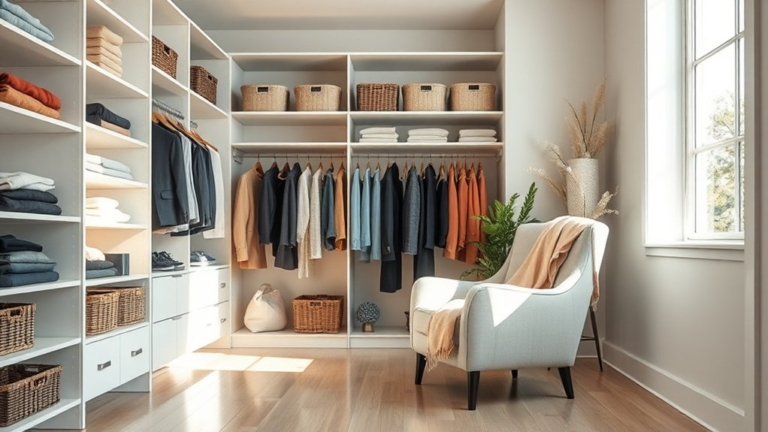 weekend closet organization project