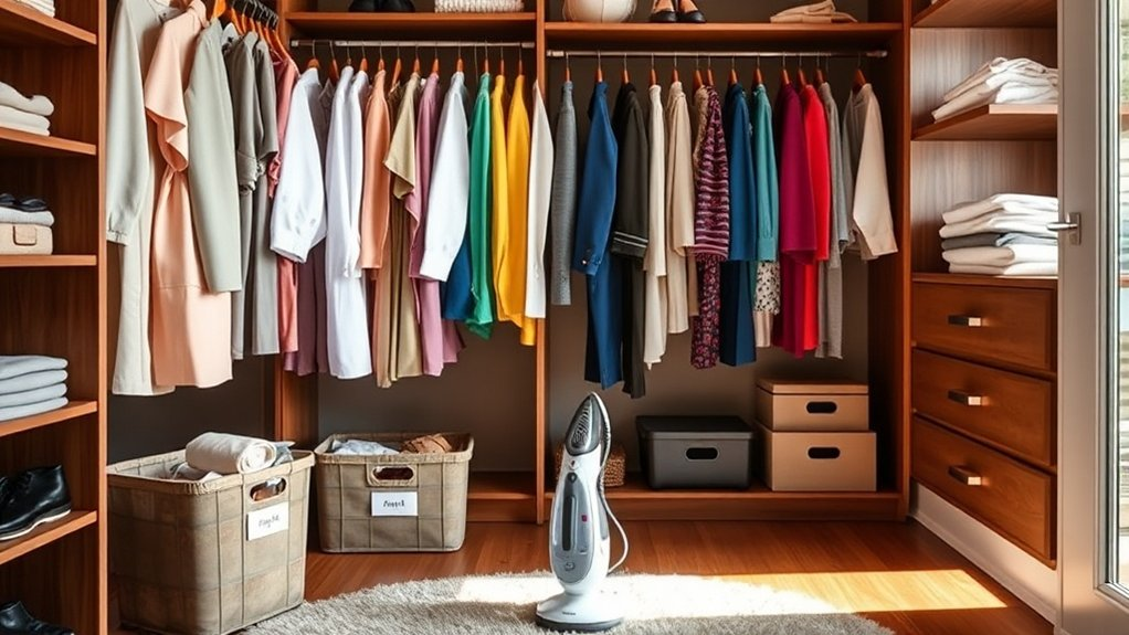 weekly closet maintenance routine