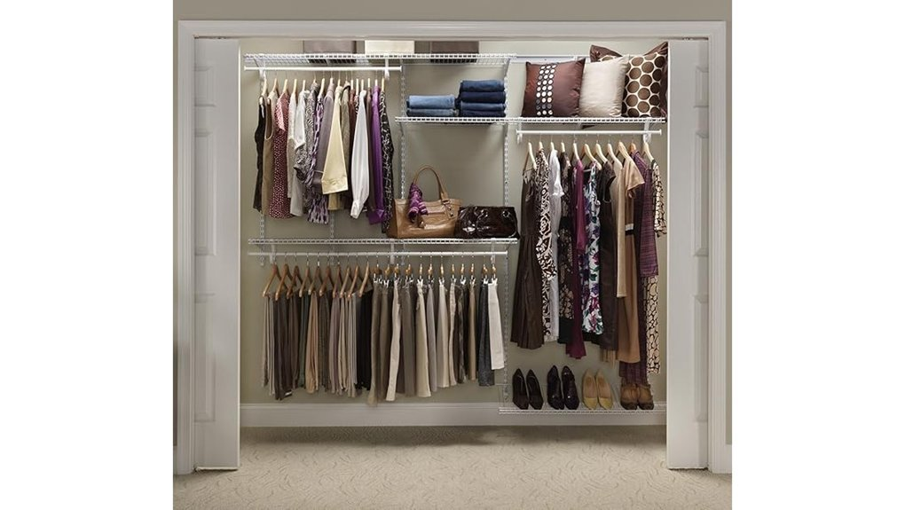 wire closet organization solution