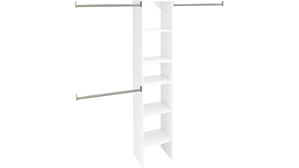 wood closet organizer kit