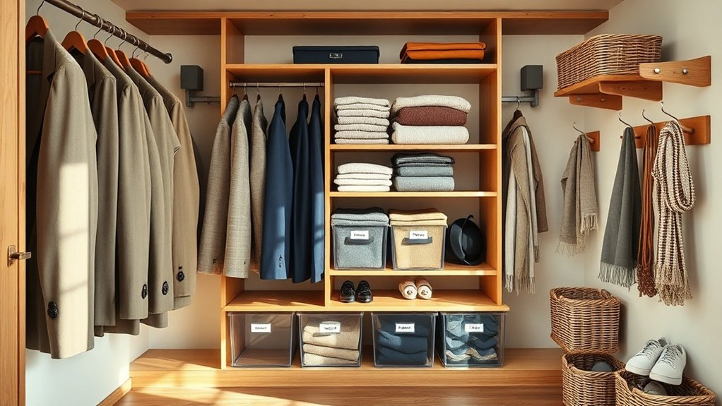 zone your closet efficiently