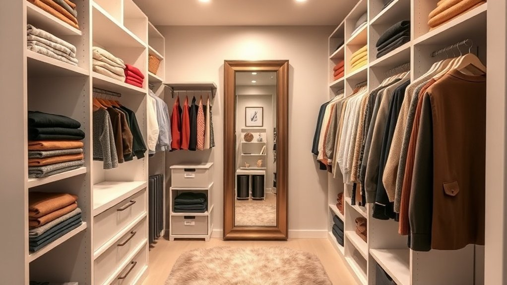 assess organize optimize closet space