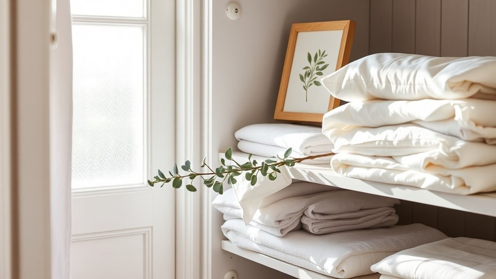 calming personal linen sanctuary