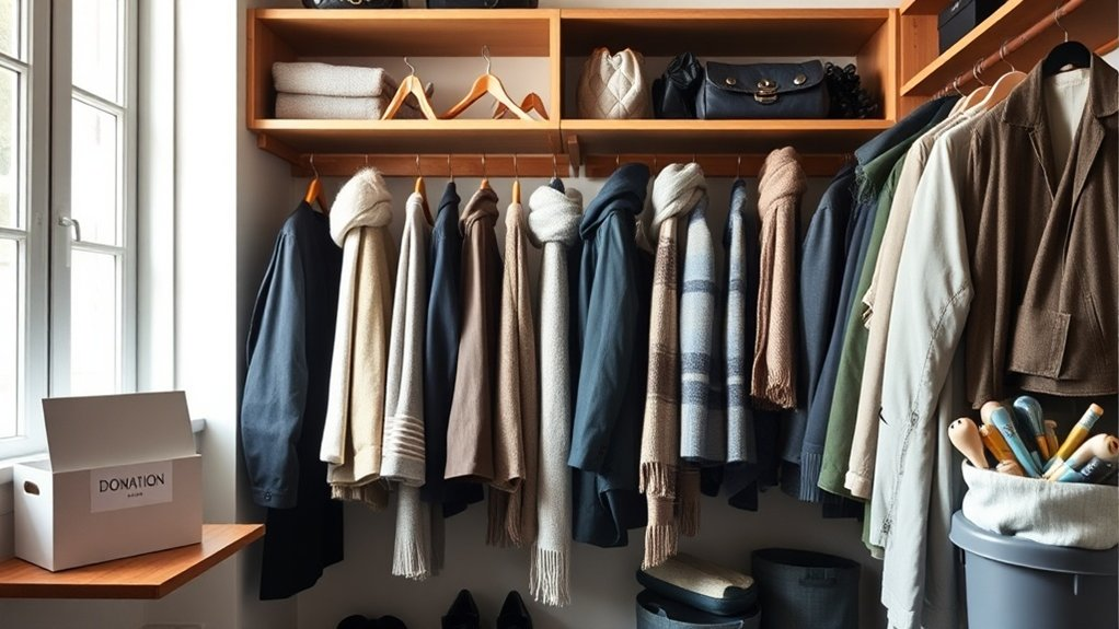 declutter donate toss organize