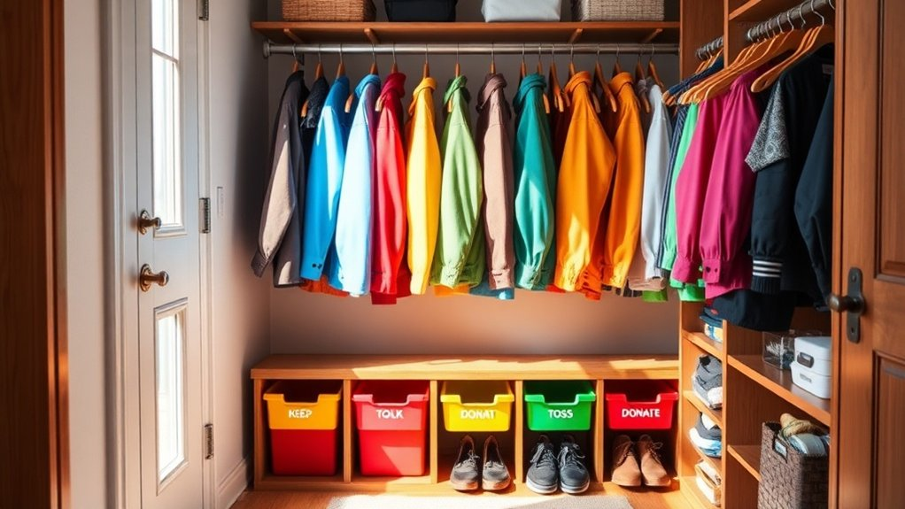 declutter organize involve family
