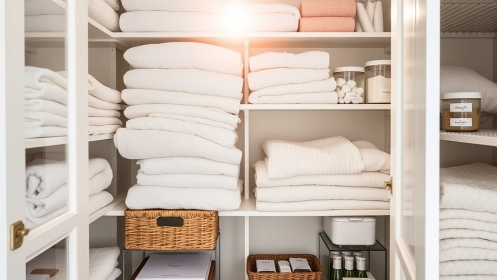 declutter your linen closet