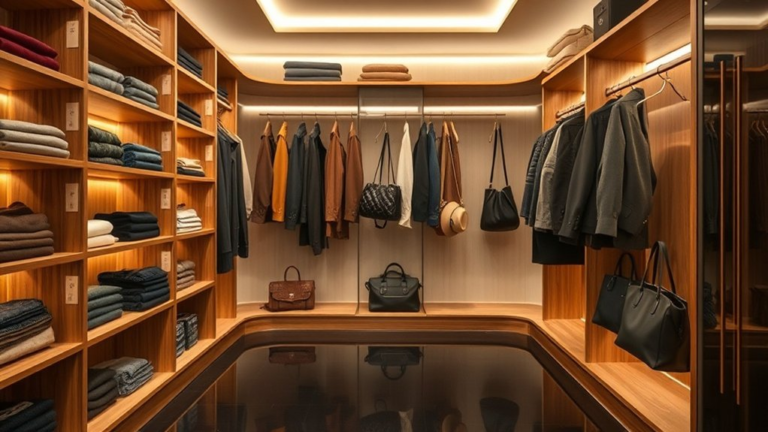 efficient coat closet organization