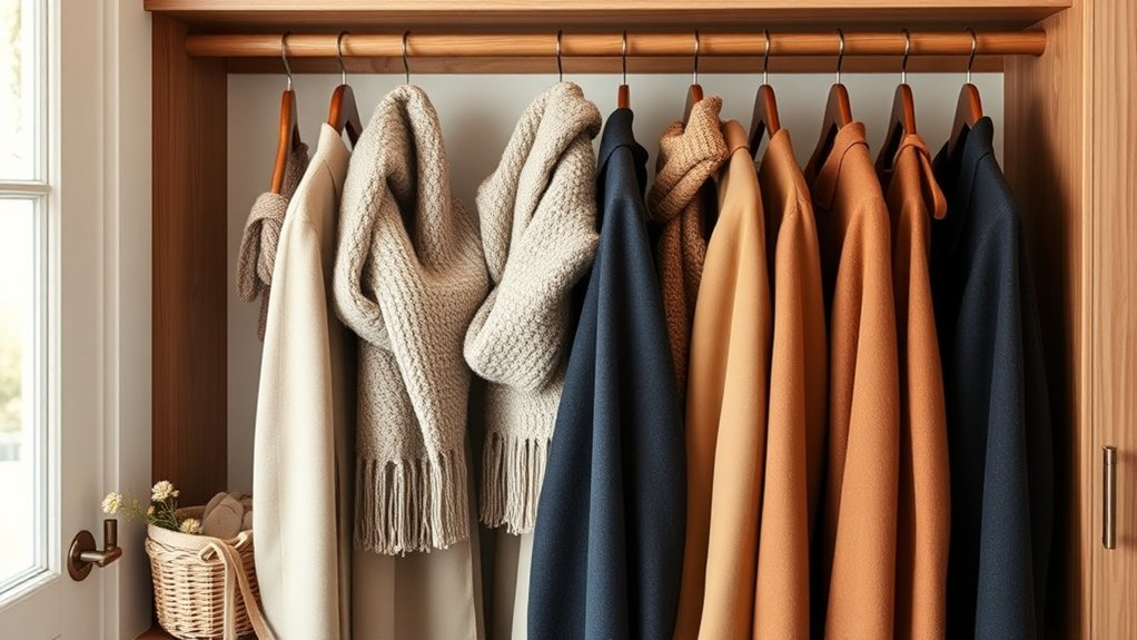 inviting coat closet transformation