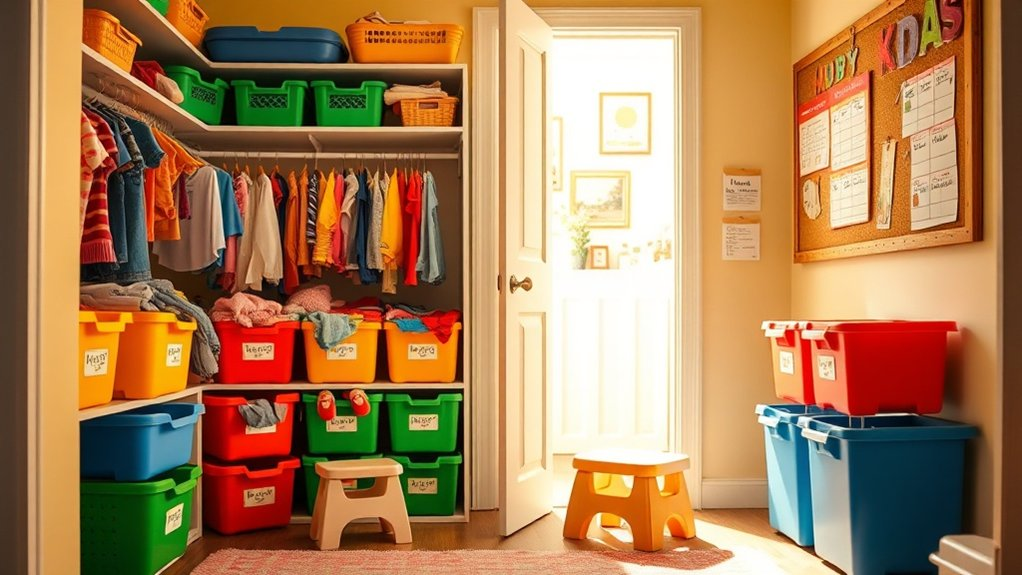 involve kids in organizing