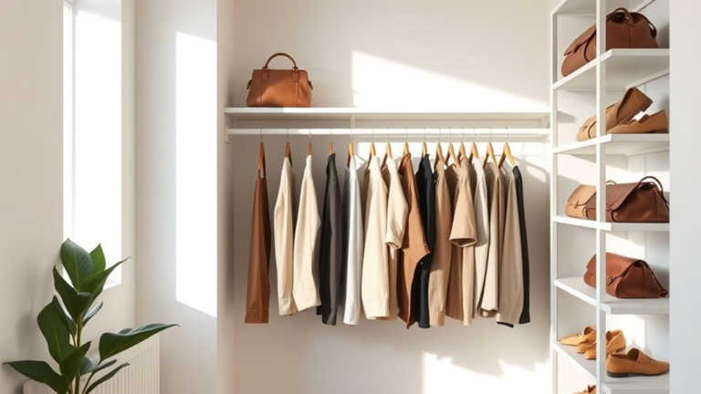 minimalist closet organization tips