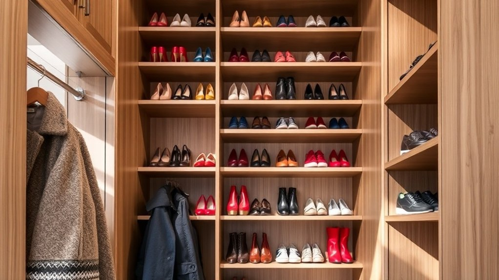 optimize closet vertical space