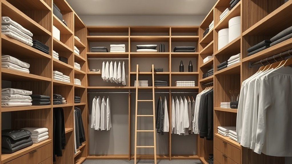 optimize closet vertical storage