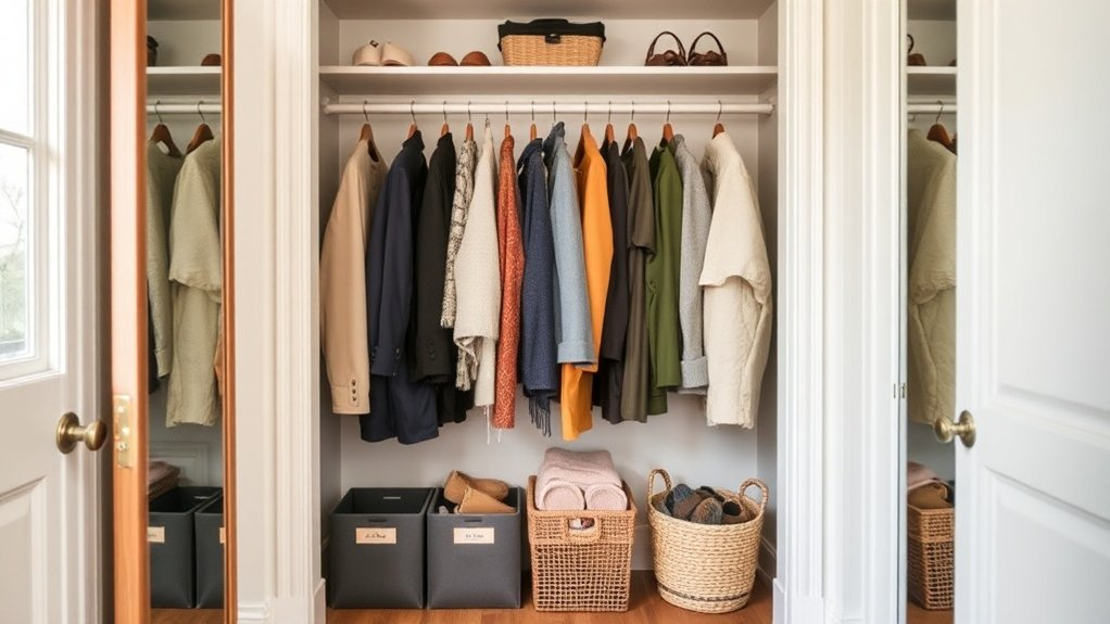 optimize your coat closet