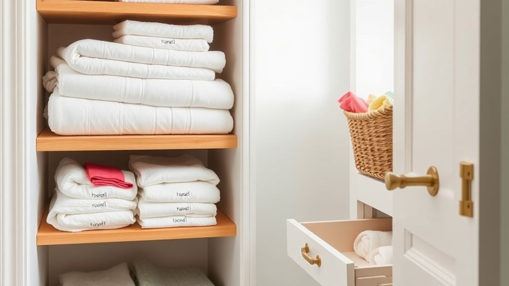 optimize your linen closet