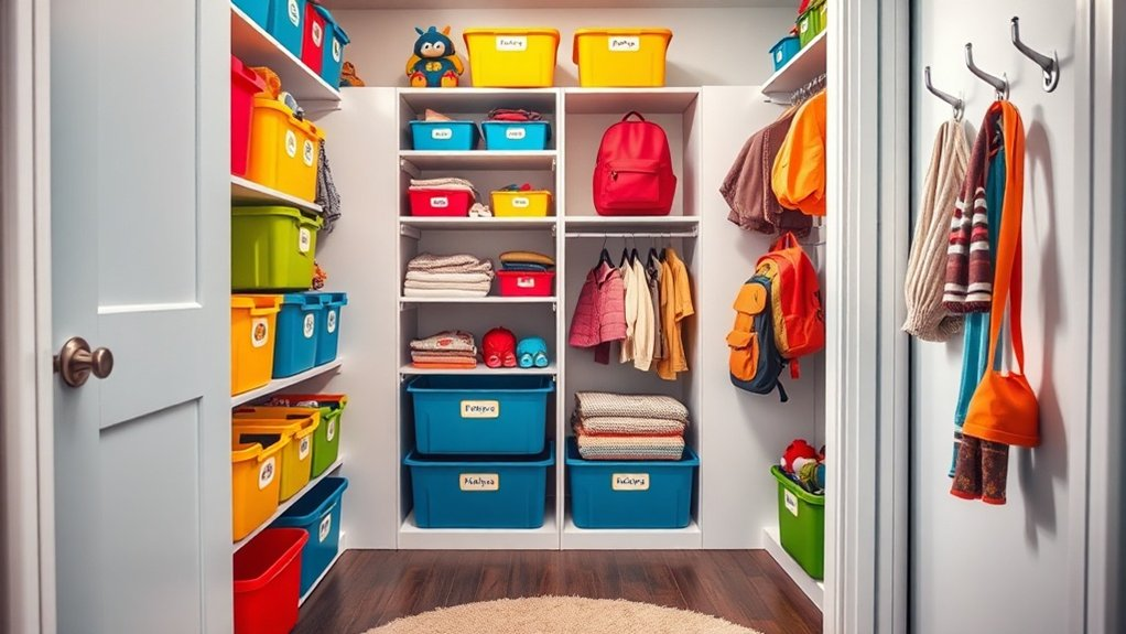 organize kids clothes efficiently