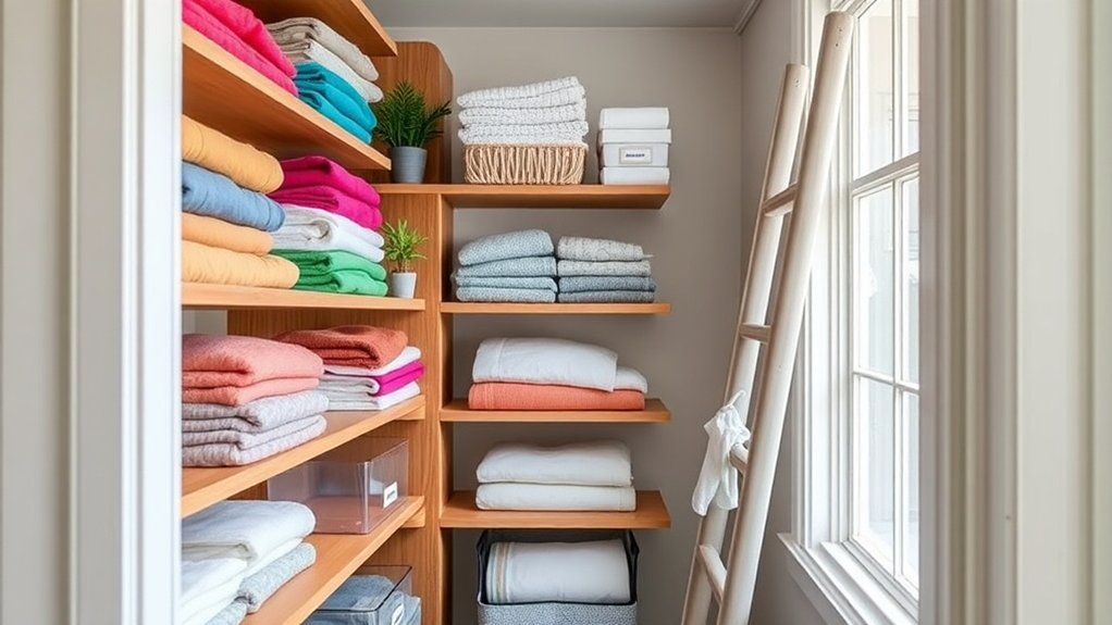 organize linens efficiently monthly