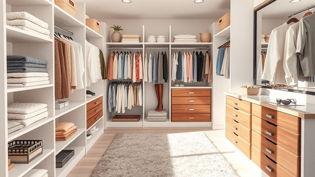 organize wardrobe by season