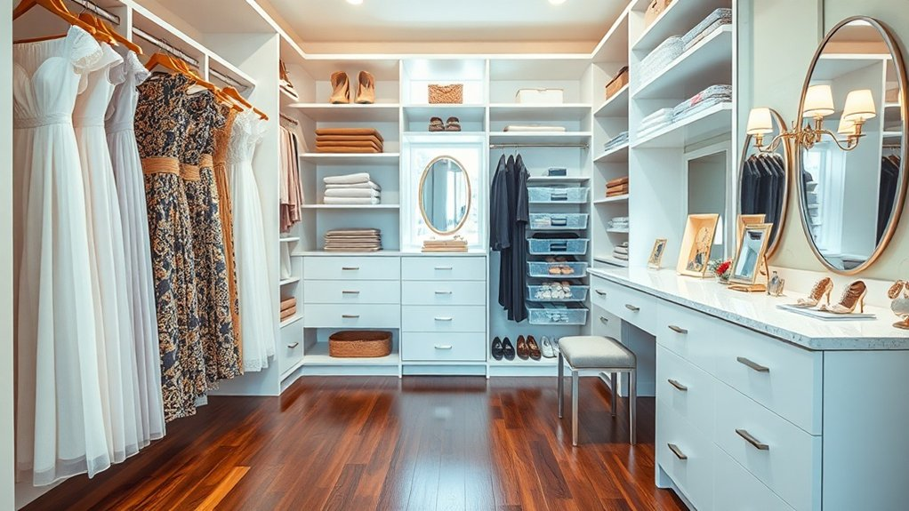 organize your closet zones