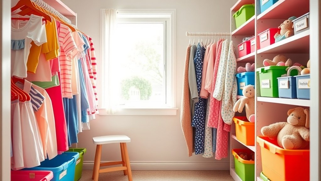 organized closet proud kids