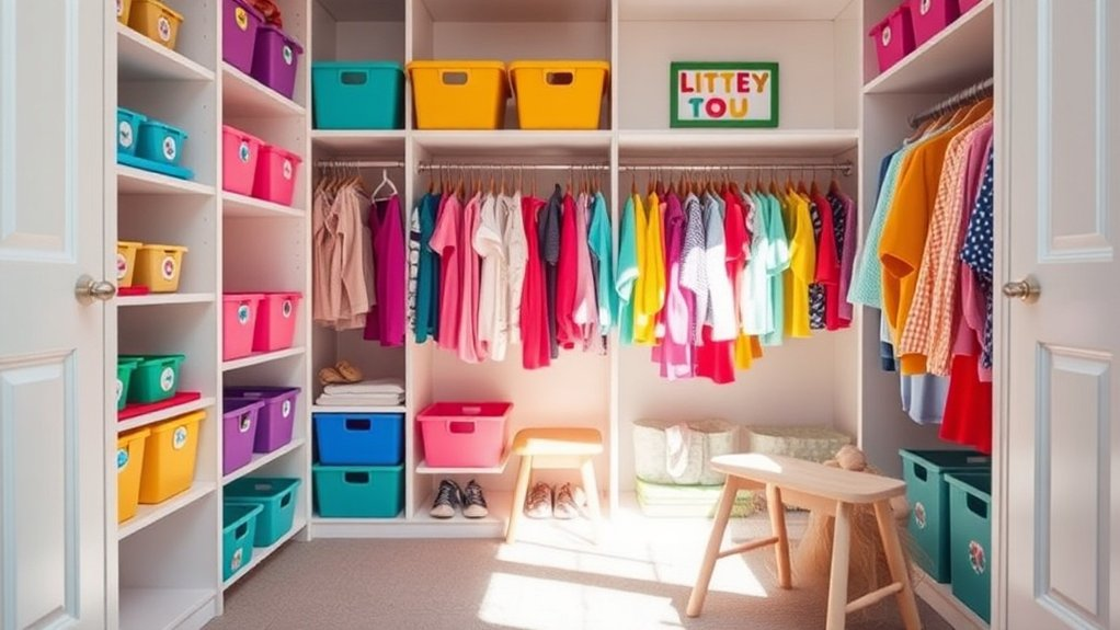 organized closet stress free mornings