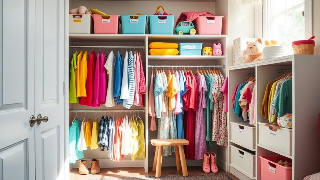 organized closets enhance routines