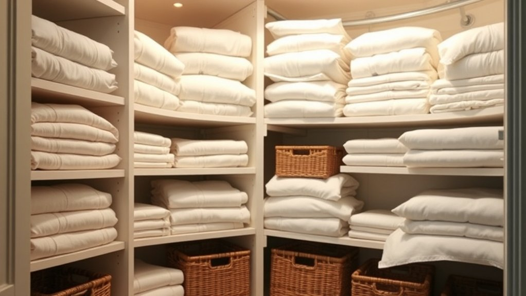 organized linen closet benefits