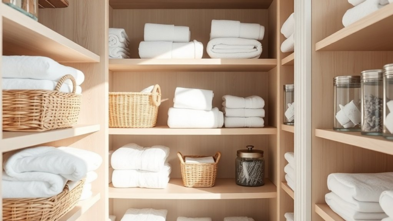 serene linen closet order