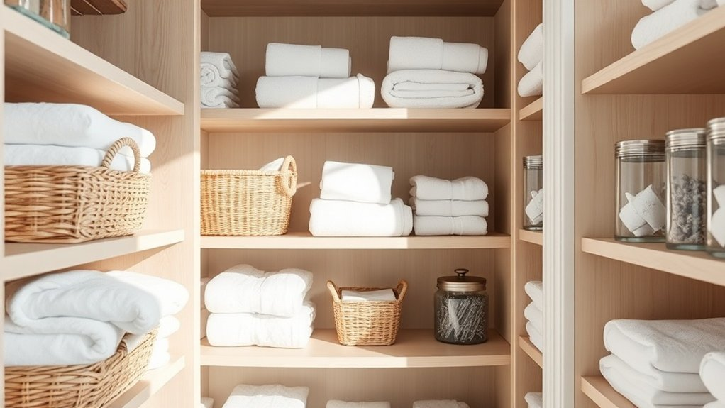 serene linen closet order