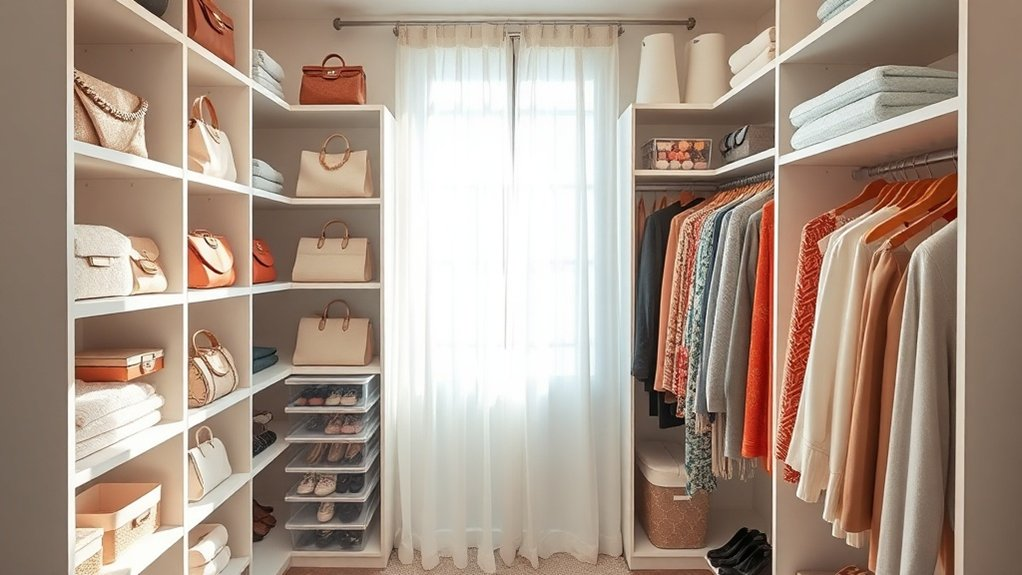 visible reach in closet solutions