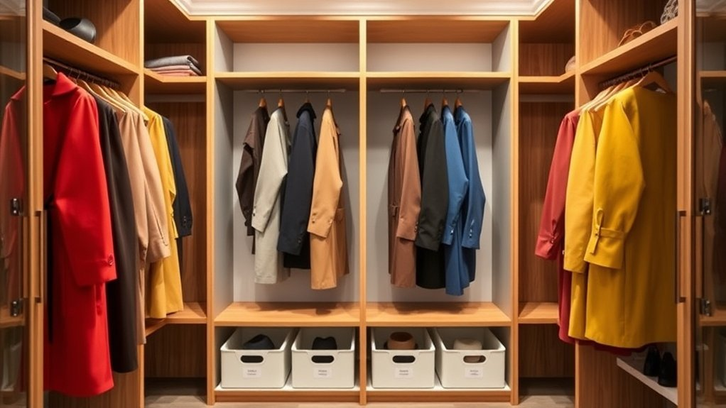 year round coat closet maintenance